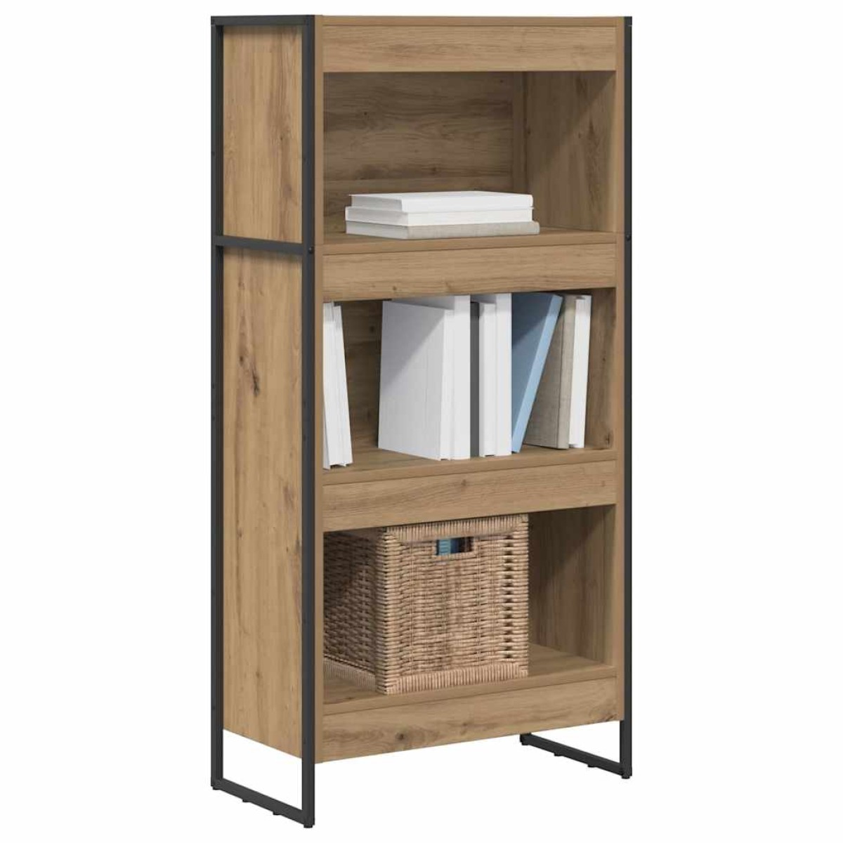 vidaXL Βιβλιοθήκη 60 x 30 x 121 εκ Επεξεργασμένο Ξύλο