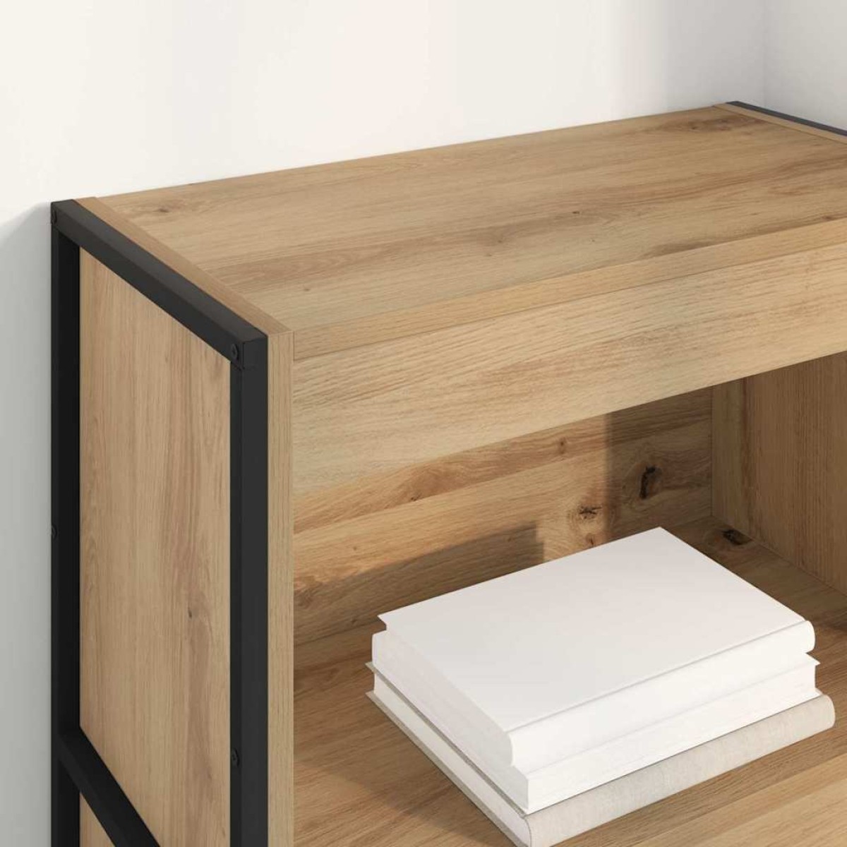vidaXL Βιβλιοθήκη 60 x 30 x 121 εκ Επεξεργασμένο Ξύλο