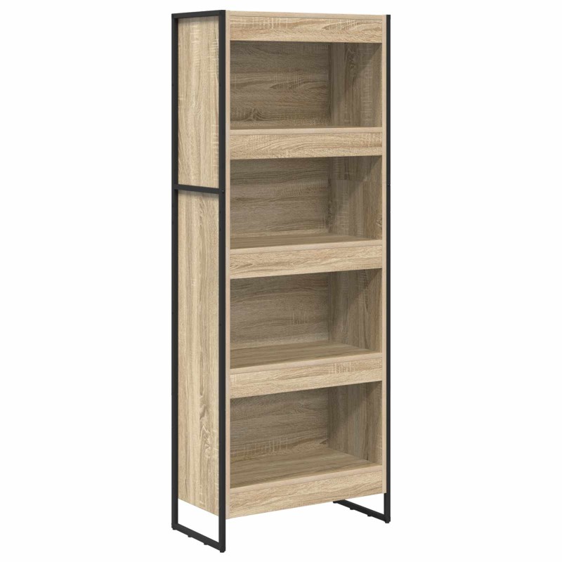 vidaXL Βιβλιοθήκη 60 x 30 x 155 εκ Επεξεργασμένο Ξύλο Σονόμα