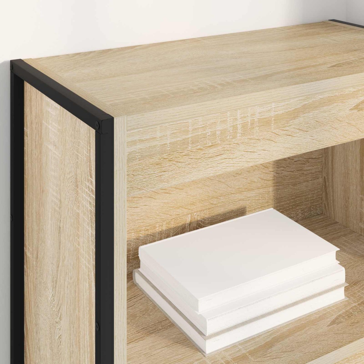 vidaXL Βιβλιοθήκη 60 x 30 x 155 εκ Επεξεργασμένο Ξύλο Σονόμα