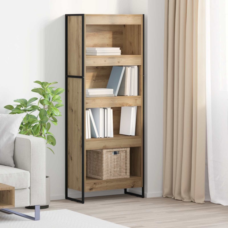 vidaXL Βιβλιοθήκη 60 x 30 x 155 εκ Επεξεργασμένο Ξύλο