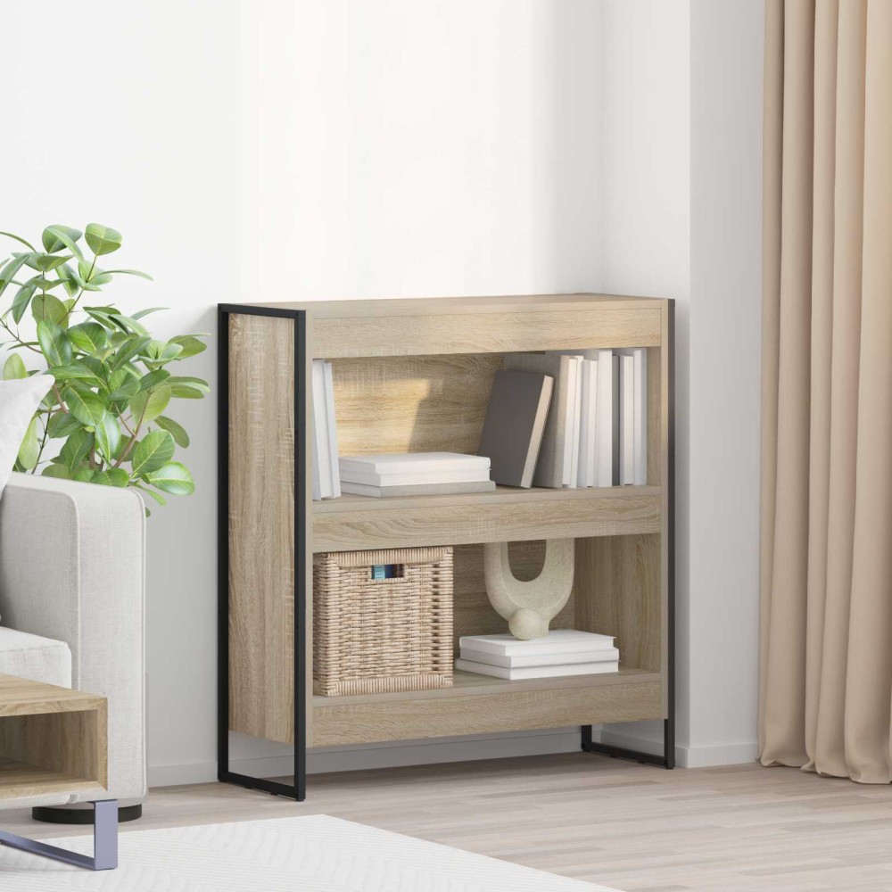 vidaXL Βιβλιοθήκη 80 x 30 x 86,5 εκ Επεξεργασμένο Ξύλο Σονόμα