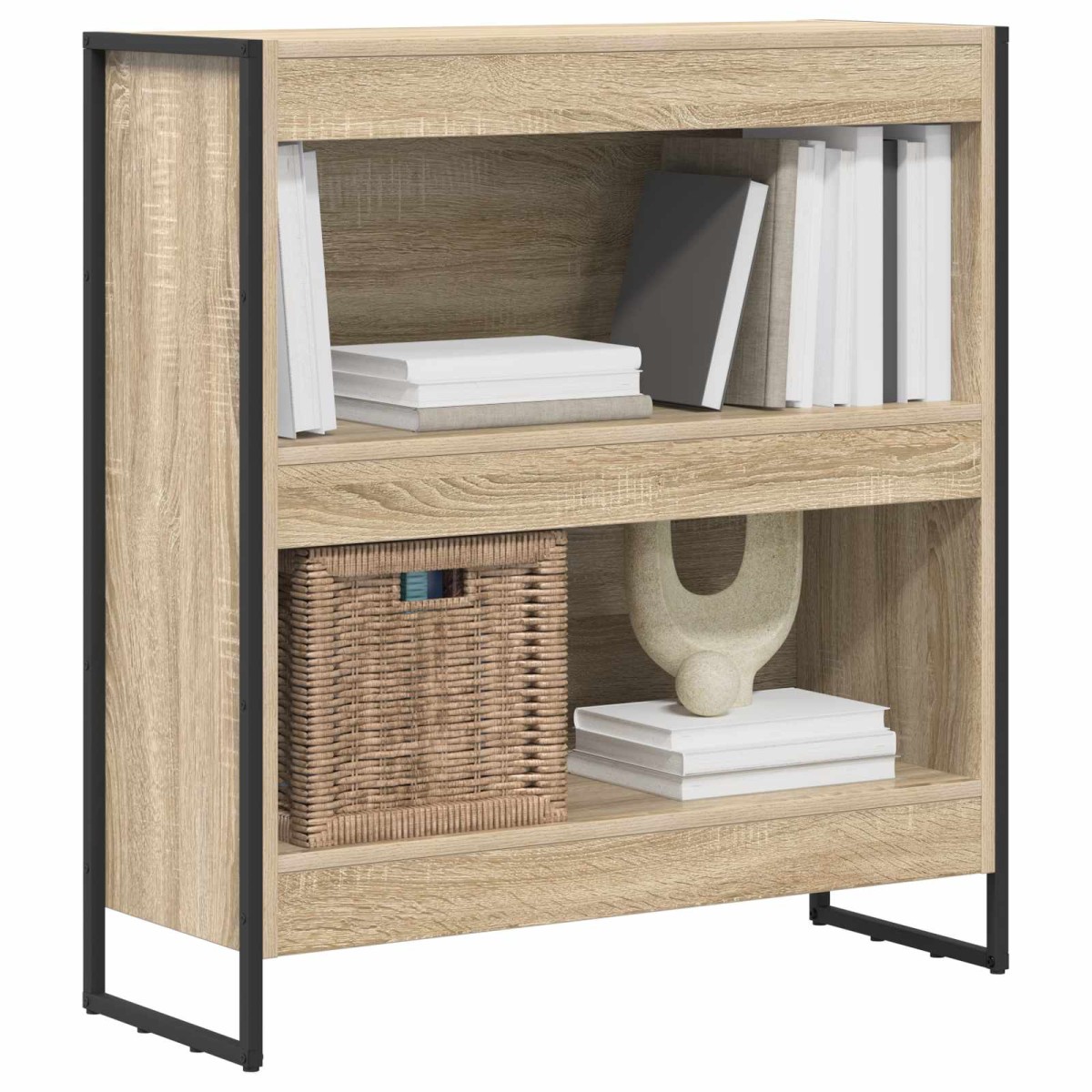 vidaXL Βιβλιοθήκη 80 x 30 x 86,5 εκ Επεξεργασμένο Ξύλο Σονόμα
