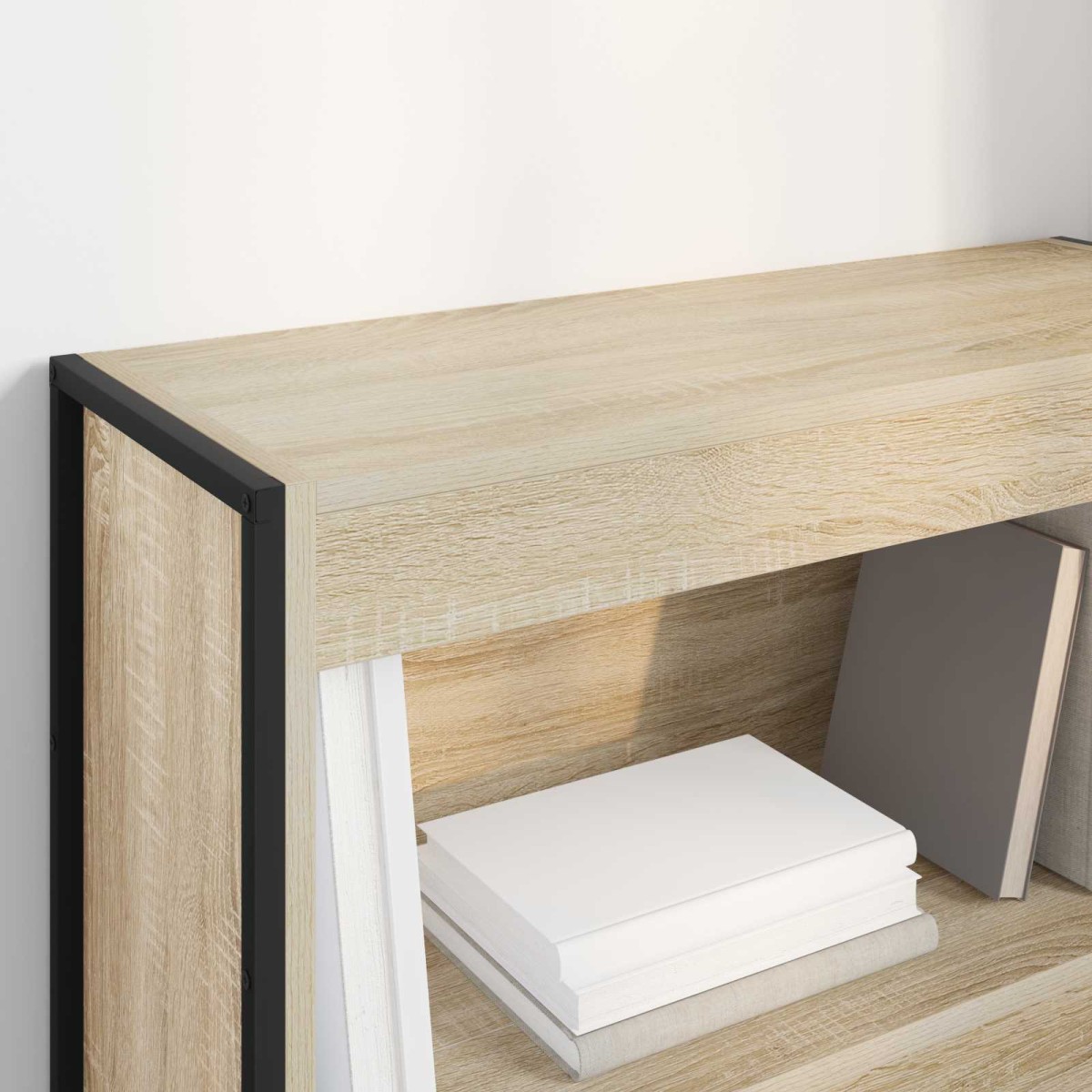 vidaXL Βιβλιοθήκη 80 x 30 x 86,5 εκ Επεξεργασμένο Ξύλο Σονόμα