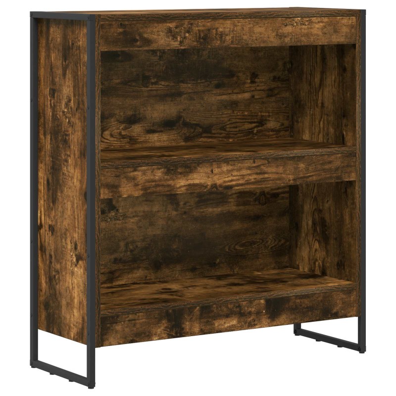 vidaXL Βιβλιοθήκη 80 x 30 x 86,5 εκ Επεξεργασμένο Ξύλο Καπνιστό Δρύς
