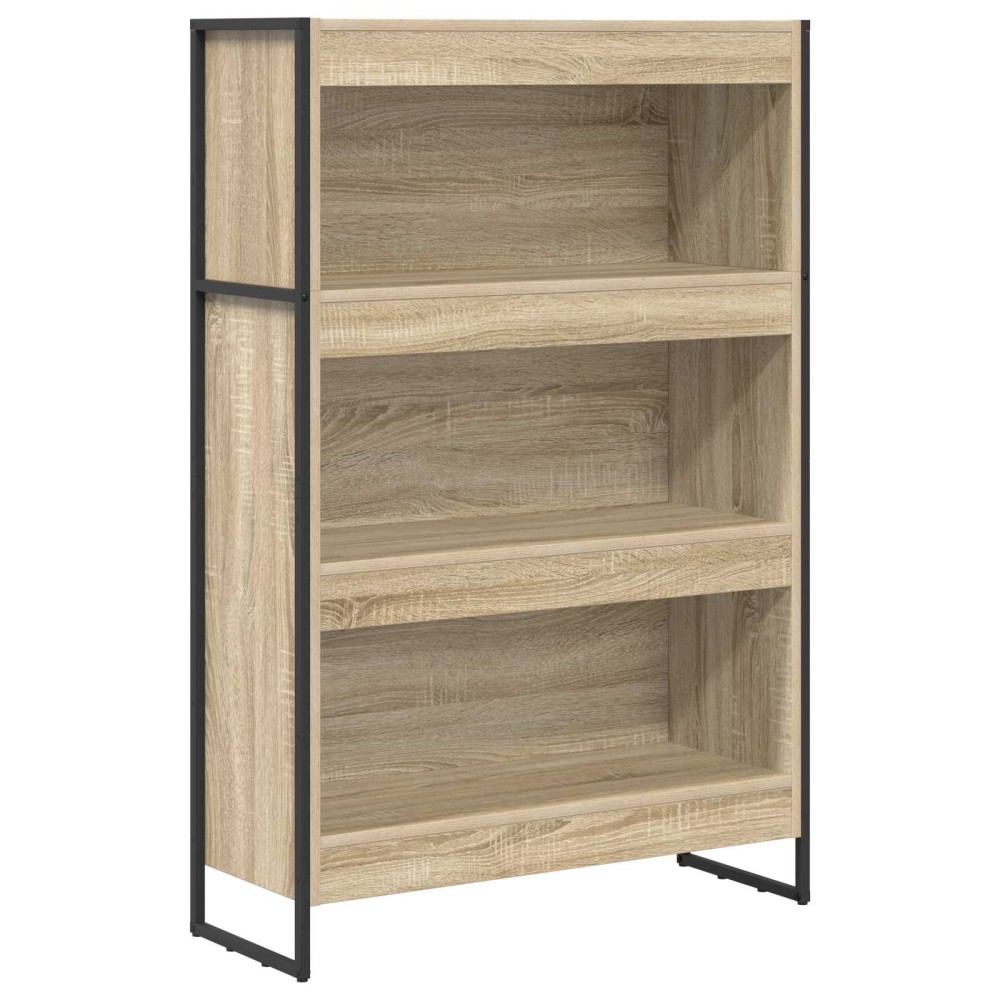 vidaXL Βιβλιοθήκη 80 x 30 x 121 εκ Επεξεργασμένο Ξύλο Σονόμα