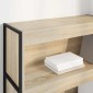 vidaXL Βιβλιοθήκη 80 x 30 x 121 εκ Επεξεργασμένο Ξύλο Σονόμα