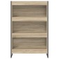 vidaXL Βιβλιοθήκη 80 x 30 x 121 εκ Επεξεργασμένο Ξύλο Σονόμα