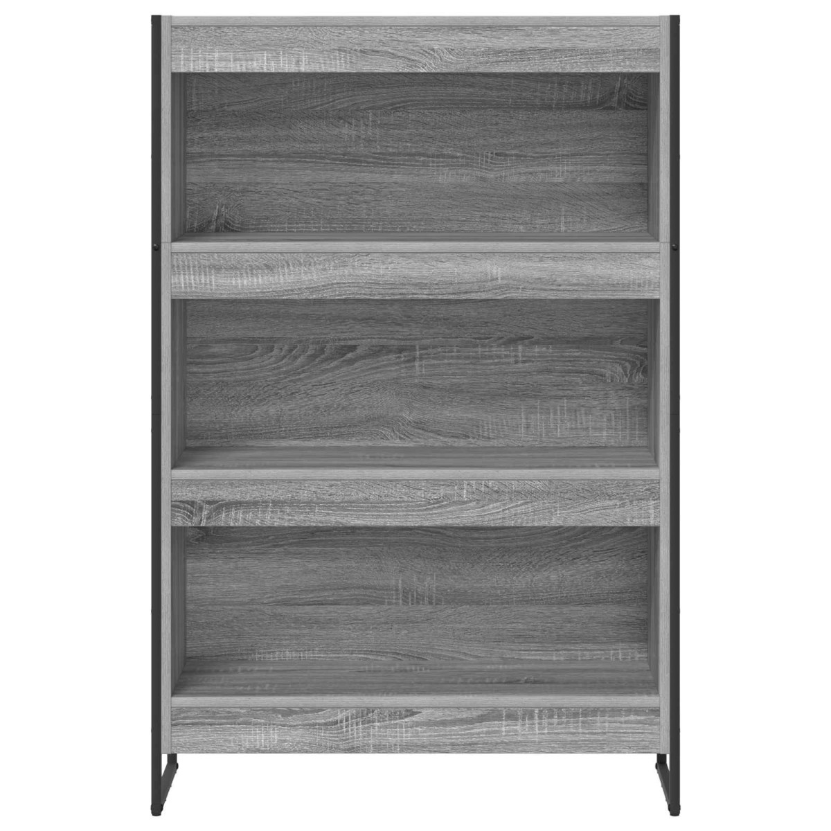 vidaXL Βιβλιοθήκη 80 x 30 x 121 εκ Επεξεργασμένο Ξύλο Γκρίζο Σονομα