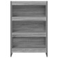 vidaXL Βιβλιοθήκη 80 x 30 x 121 εκ Επεξεργασμένο Ξύλο Γκρίζο Σονομα