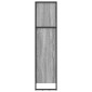 vidaXL Βιβλιοθήκη 80 x 30 x 121 εκ Επεξεργασμένο Ξύλο Γκρίζο Σονομα