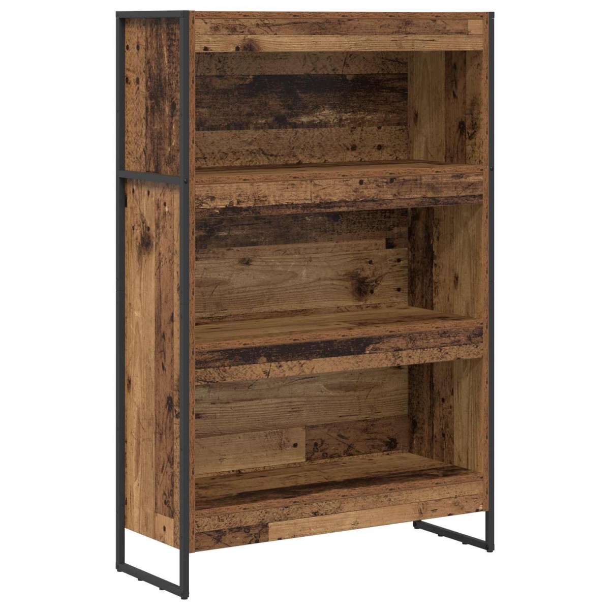 vidaXL Βιβλιοθήκη 80 x 30 x 121 εκ Επεξεργασμένο Ξύλο Παλιό Ξύλο