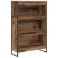 vidaXL Βιβλιοθήκη 80 x 30 x 121 εκ Επεξεργασμένο Ξύλο Παλιό Ξύλο