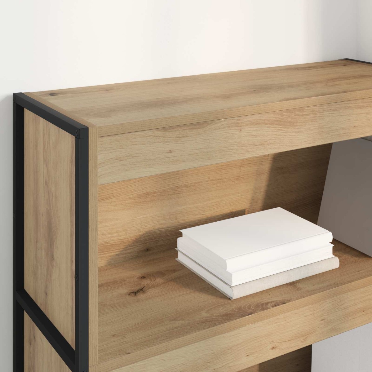 vidaXL Βιβλιοθήκη 80 x 30 x 121 εκ Επεξεργασμένο Ξύλο
