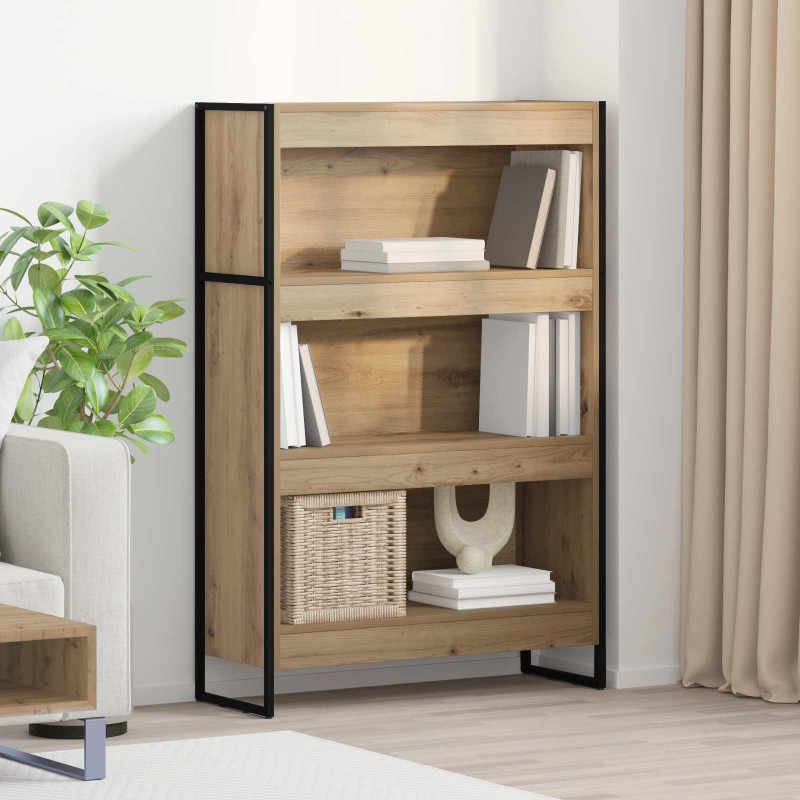 vidaXL Βιβλιοθήκη 80 x 30 x 121 εκ Επεξεργασμένο Ξύλο