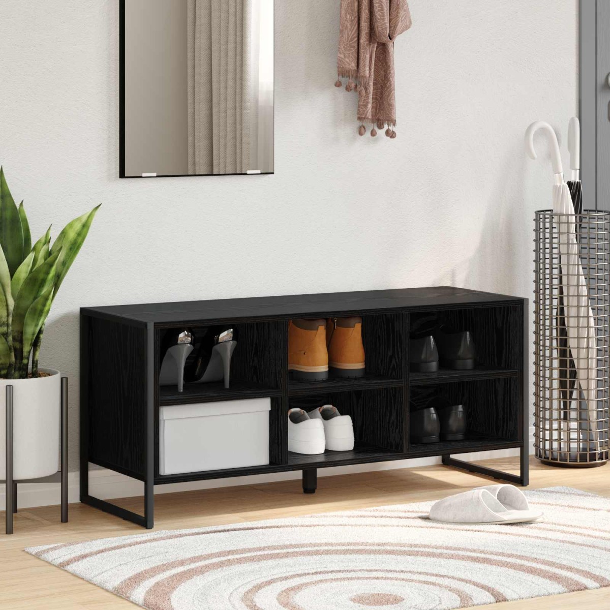 vidaXL Ντουλάπα Παπουτσιών 100 x 35 x 44 εκ. Επεξεργασμένο Ξύλο