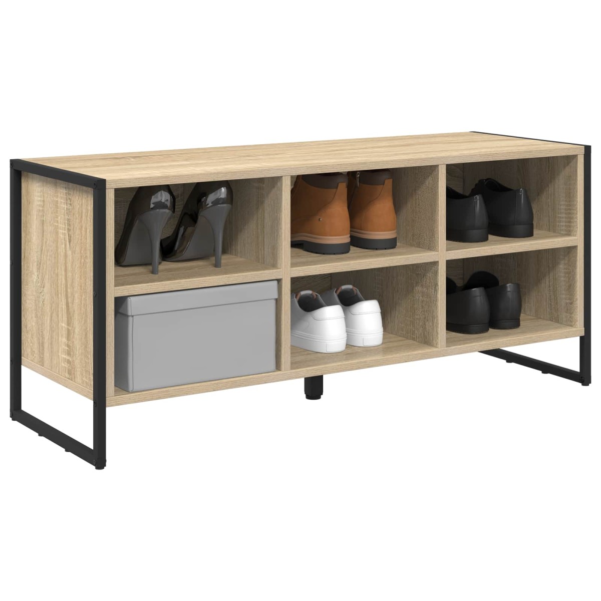 vidaXL Ντουλάπα Παπουτσιών 100 x 35 x 44 εκ. Επεξεργασμένο Ξύλο Σονόμα