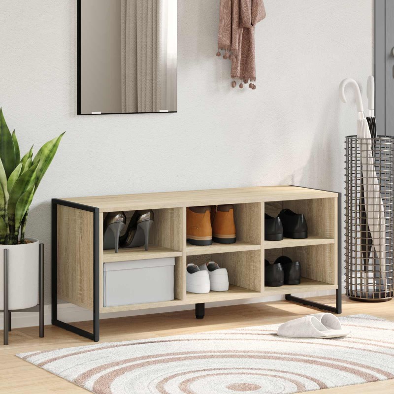 vidaXL Ντουλάπα Παπουτσιών 100 x 35 x 44 εκ. Επεξεργασμένο Ξύλο Σονόμα