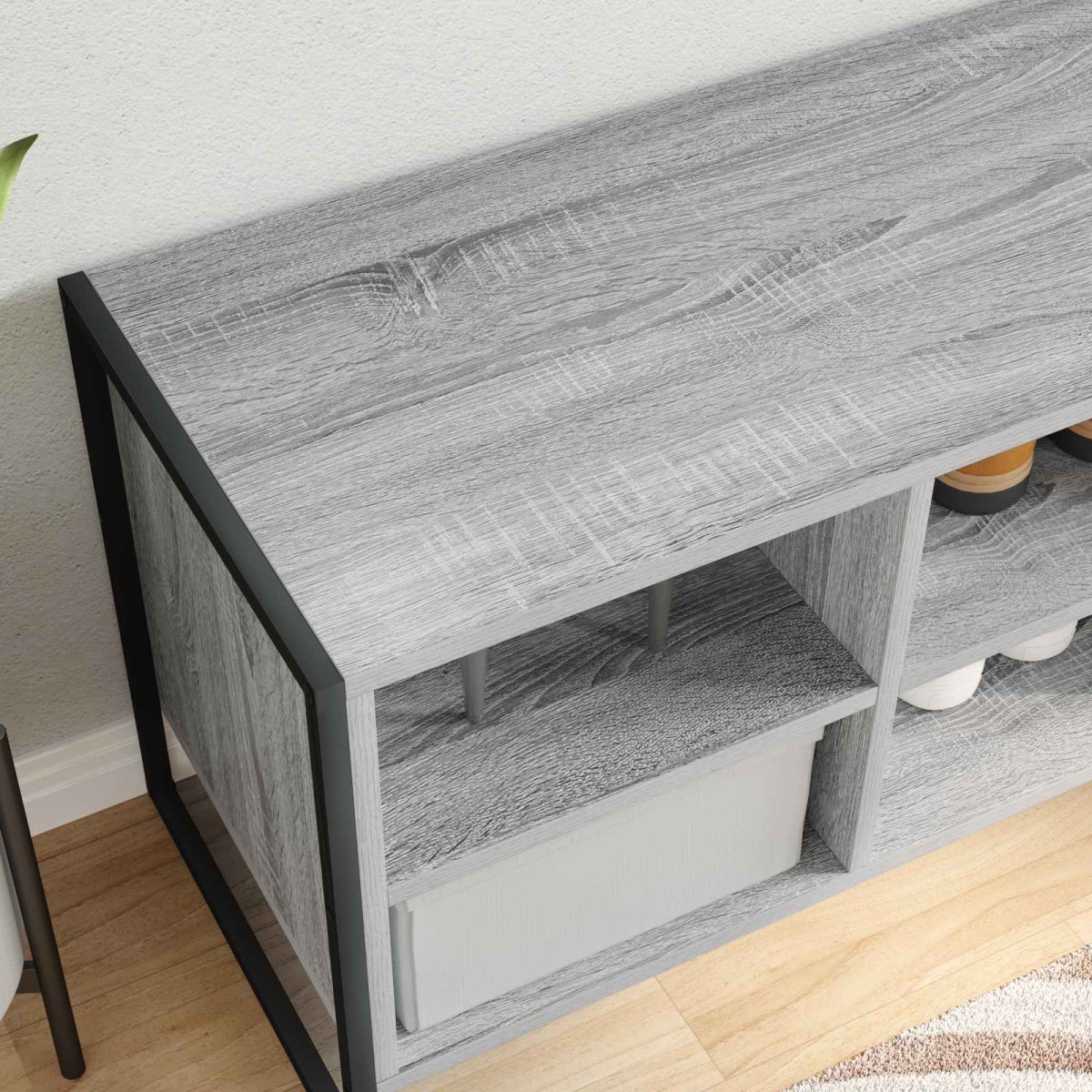 vidaXL Ντουλάπα Παπουτσιών 100 x 35 x 44 εκ. Επεξεργασμένο Ξύλο