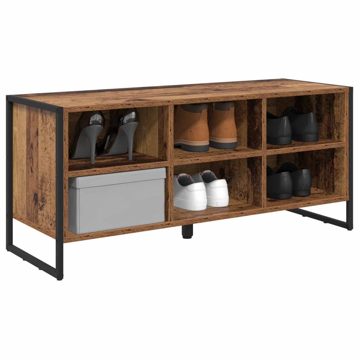vidaXL Ντουλάπα Παπουτσιών 100 x 35 x 44 εκ. Επεξεργασμένο Ξύλο