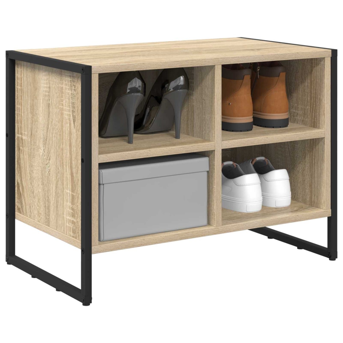 vidaXL Ντουλάπα Παπουτσιών 60 x 35 x 44 εκ. Επεξεργασμένο Ξύλο Σονόμα