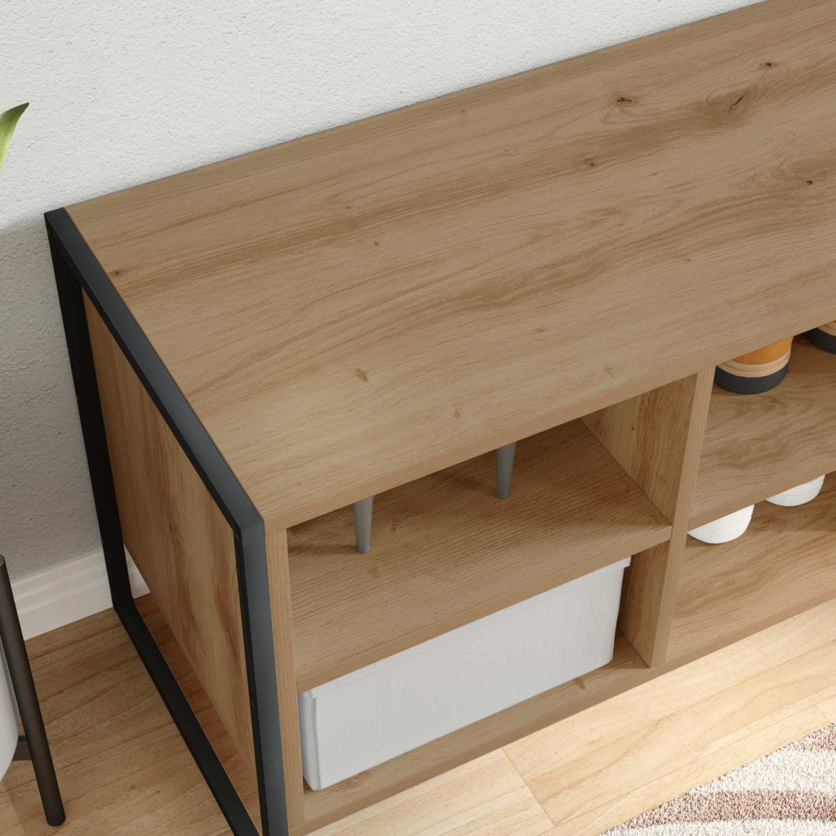 vidaXL Ντουλάπα Παπουτσιών 60 x 35 x 44 εκ. Επεξεργασμένο Ξύλο