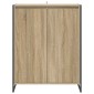 vidaXL Ντουλάπα Παπουτσιών Σονόμα 79 x 36 x 100 εκ. Επεξεργασμένο Ξύλο