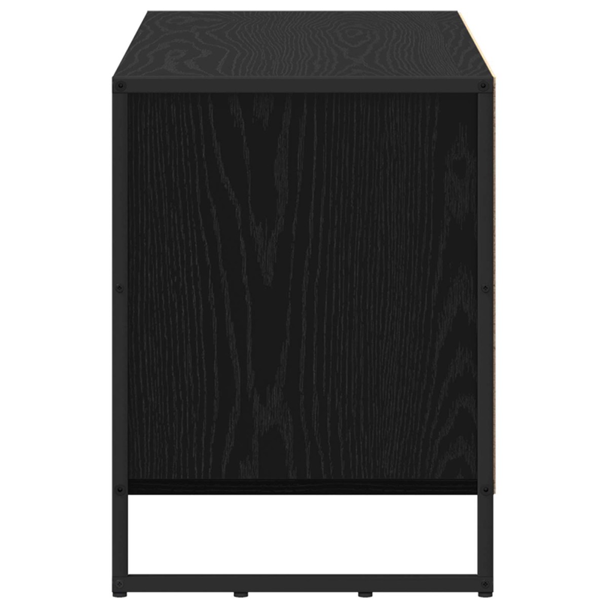 vidaXL Ντουλάπι TV 100 x 36 x 49,5 εκ Μαύρη Οξυά Επεξεργασμένο Ξύλο