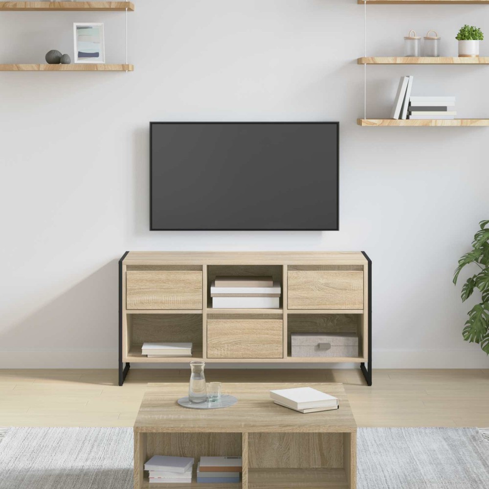 vidaXL Ντουλάπι TV 100 x 36 x 49,5 εκ Σονόμα Επεξεργασμένο Ξύλο