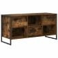 vidaXL Ντουλάπι TV 100 x 36 x 49,5 εκ Καπνιστό Δρύς Επεξεργασμένο Ξύλο