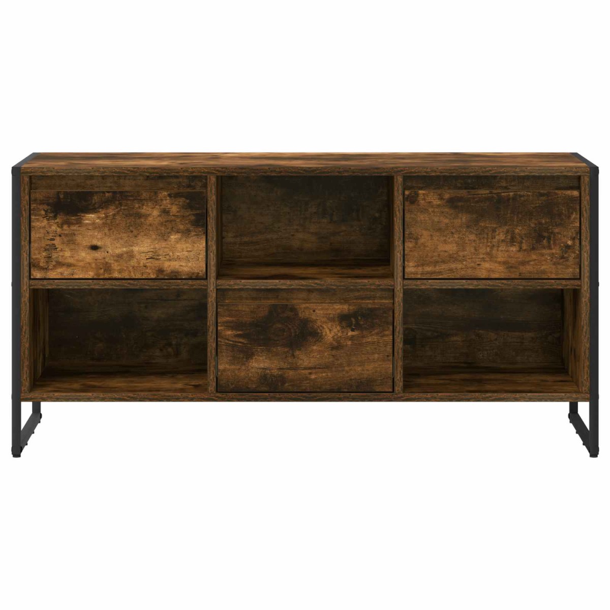 vidaXL Ντουλάπι TV 100 x 36 x 49,5 εκ Καπνιστό Δρύς Επεξεργασμένο Ξύλο