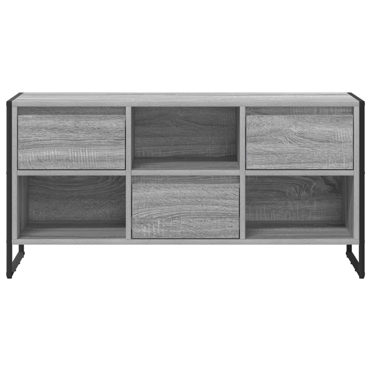 vidaXL Ντουλάπι TV 100 x 36 x 49,5 εκ Γκρίζο Σονομα Επεξεργασμένο Ξύλο