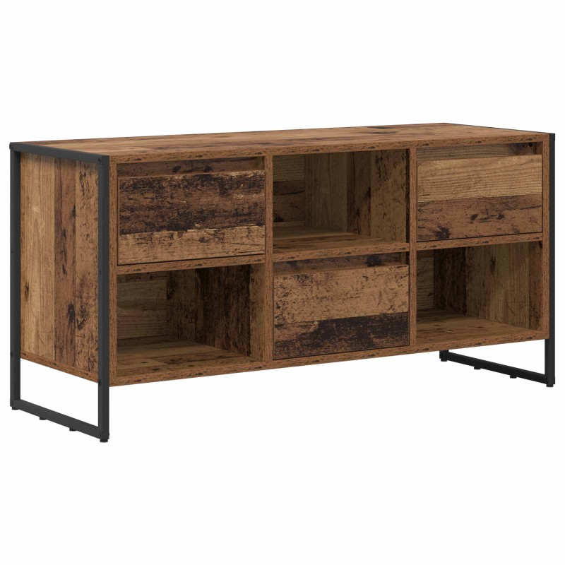 vidaXL Ντουλάπι TV 100 x 36 x 49,5 εκ Παλιό Ξύλο Επεξεργασμένο Ξύλο