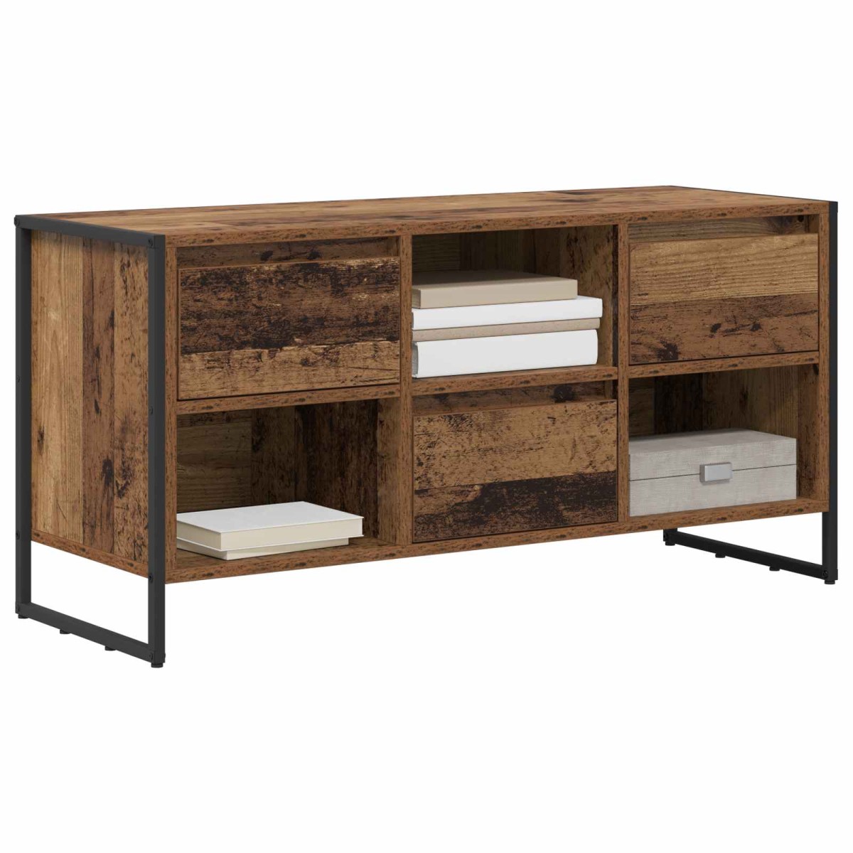 vidaXL Ντουλάπι TV 100 x 36 x 49,5 εκ Παλιό Ξύλο Επεξεργασμένο Ξύλο