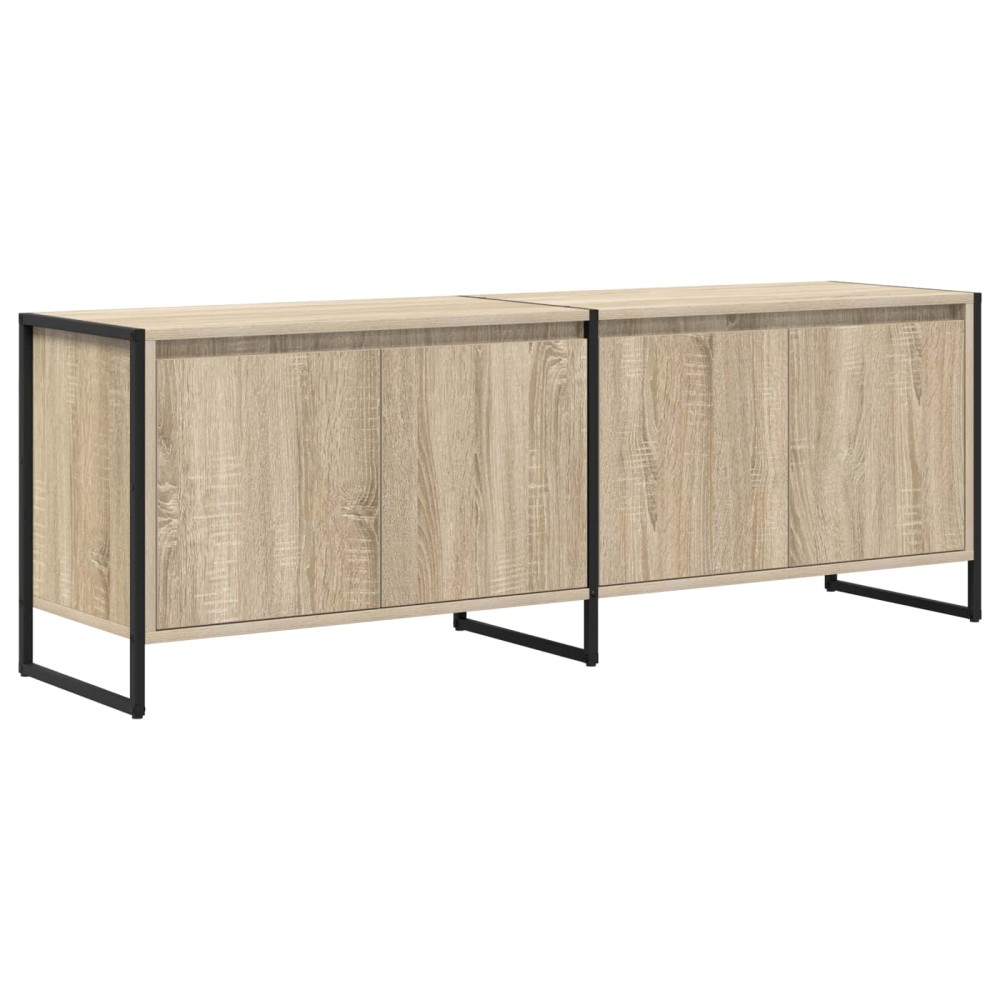 vidaXL Ντουλάπι TV 140 x 36 x 49.5 εκ Σονόμα Επεξεργασμένο Ξύλο