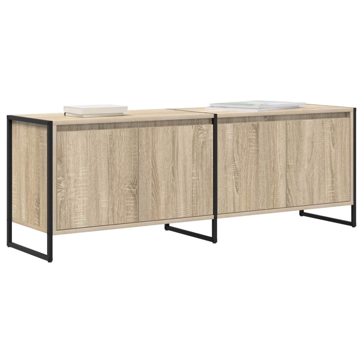 vidaXL Ντουλάπι TV 140 x 36 x 49.5 εκ Σονόμα Επεξεργασμένο Ξύλο