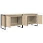 vidaXL Ντουλάπι TV 140 x 36 x 49.5 εκ Σονόμα Επεξεργασμένο Ξύλο