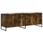 vidaXL Ντουλάπι TV 140 x 36 x 49.5 εκ Καπνιστό Δρύς Επεξεργασμένο Ξύλο