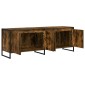 vidaXL Ντουλάπι TV 140 x 36 x 49.5 εκ Καπνιστό Δρύς Επεξεργασμένο Ξύλο