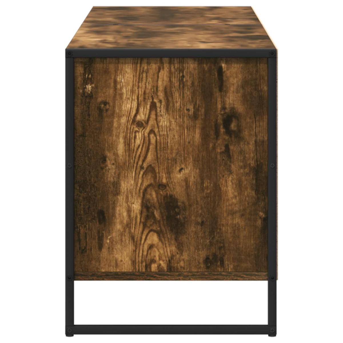 vidaXL Ντουλάπι TV 140 x 36 x 49.5 εκ Καπνιστό Δρύς Επεξεργασμένο Ξύλο