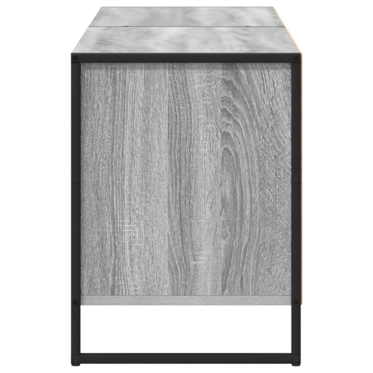 vidaXL Ντουλάπι TV 140 x 36 x 49.5 εκ Γκρίζο Σονομα Επεξεργασμένο Ξύλο