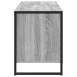 vidaXL Ντουλάπι TV 140 x 36 x 49.5 εκ Γκρίζο Σονομα Επεξεργασμένο Ξύλο