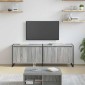 vidaXL Ντουλάπι TV 140 x 36 x 49.5 εκ Γκρίζο Σονομα Επεξεργασμένο Ξύλο