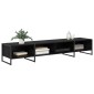 vidaXL Ντουλάπι TV 170.5 x 36 x 30.5 εκ Μαύρη Οξυά Επεξεργασμένο Ξύλο
