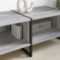 vidaXL Ντουλάπι TV 170.5 x 36 x 30.5 εκ Γκρίζο Σονομα