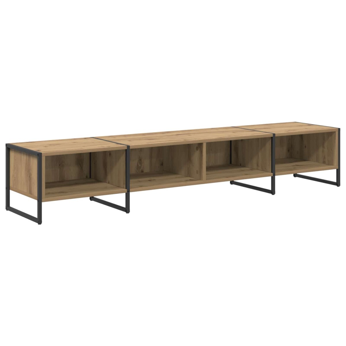 vidaXL Ντουλάπι TV 170.5 x 36 x 30.5 εκ Καρυδιά Χειροποίητης Εργασίας
