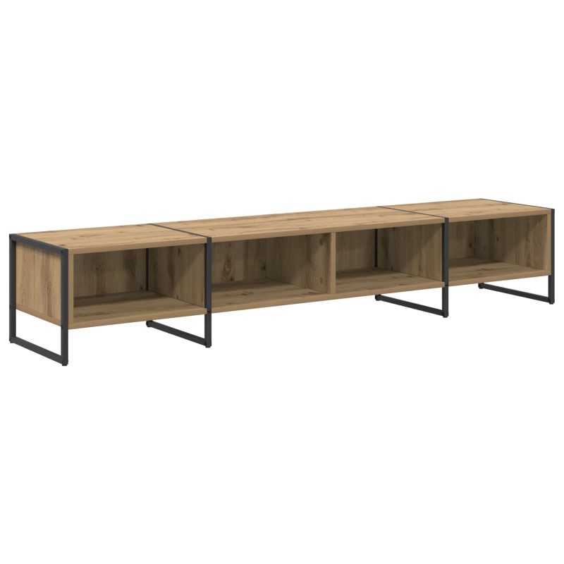 vidaXL Ντουλάπι TV 170.5 x 36 x 30.5 εκ Καρυδιά Χειροποίητης Εργασίας
