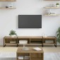vidaXL Ντουλάπι TV 170.5 x 36 x 30.5 εκ Καρυδιά Χειροποίητης Εργασίας