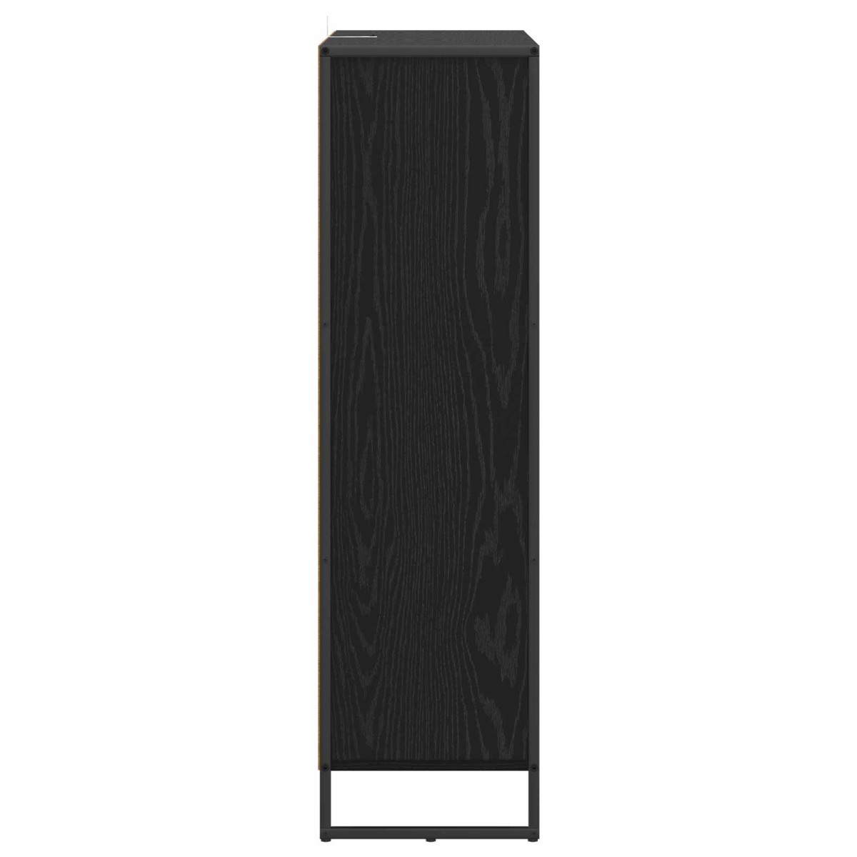 vidaXL Βιβλιοθήκη 99.5 x 30 x 108.5 εκ Επεξεργασμένο Ξύλο Μαύρη Οξυά
