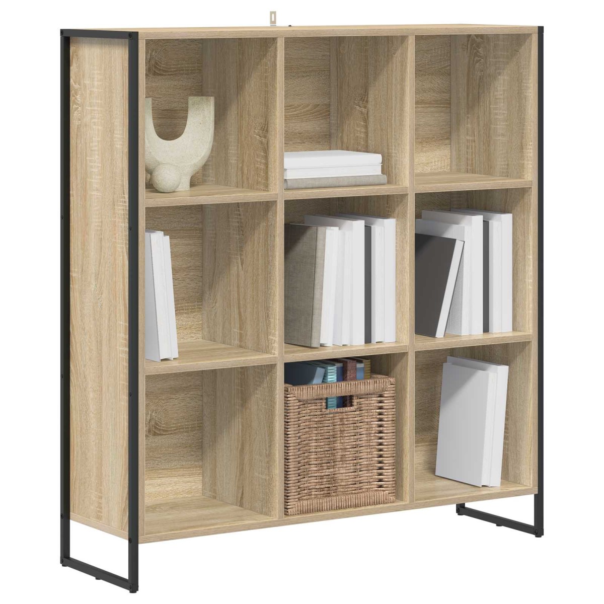 vidaXL Βιβλιοθήκη 99.5 x 30 x 108.5 εκ Επεξεργασμένο Ξύλο Σονόμα